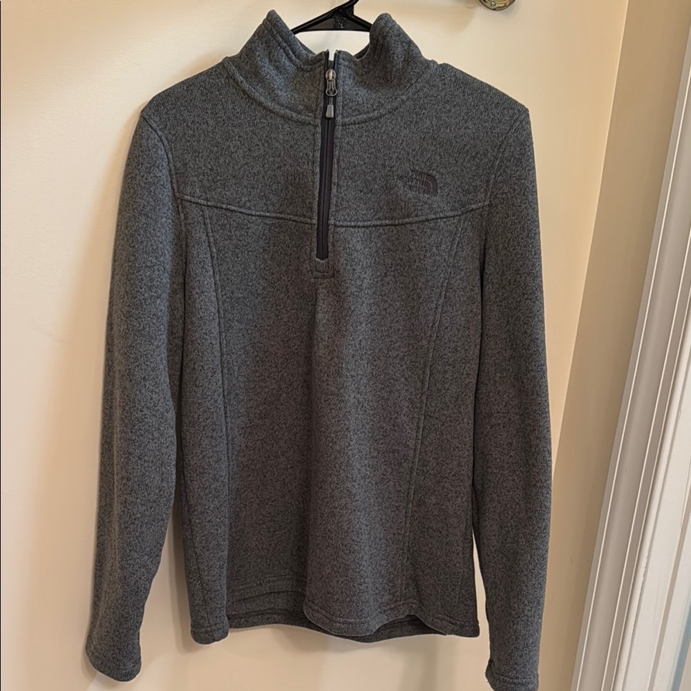 The North Face Gray Quarter-Zip Pullover